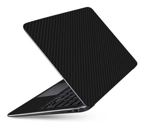 Skin Adesiva Para Notebook Dell Inspiron N5010 (p10f) Cor Fibra Carbono Preto