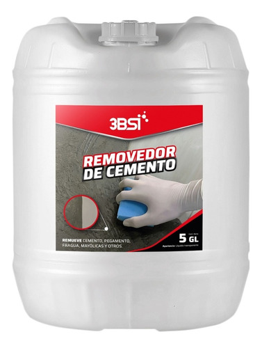 Removedor De Cemento Bidon Blanco X 5gl
