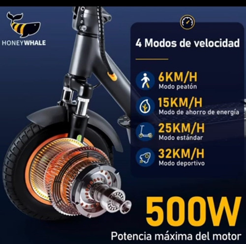 Scooter Eléctrico Honey Whale M2 Max-b (Usado)
