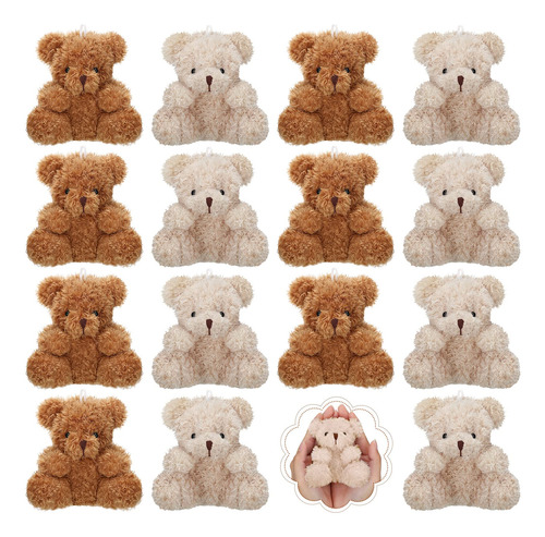 15 Piezas De Mini Oso De Peluche De 4 Pulgadas, Juguete De .