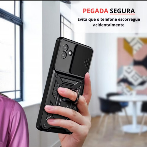 Capa Capinha Case P/ Samsung Galaxy A05 Anti Impacto Anel