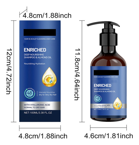 Shampoo Masculino Fresh Moisturizing Moisturizing Nourishing