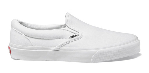 Tenis Vans Unisex Blanco Classic Slip On T Lona Vn000eyew00