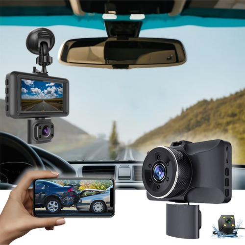 Cámara De Salpicadero U Dash Cam Frontal E Interior 1080p Pa