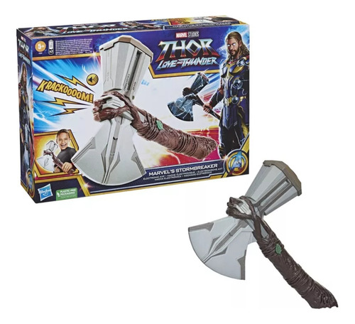 Figura Hasbro Hacha Electrónica Storm Thor Love Thunder 34cm