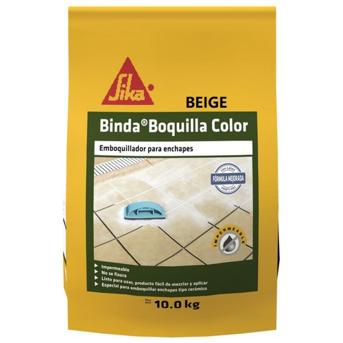 Binda Boquilla Color Beige Emboquillador Látex X 10 Kg