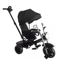 Comprar Triciclo Direccional Luz Sonido Manija Capota 360° Priori Color Negro