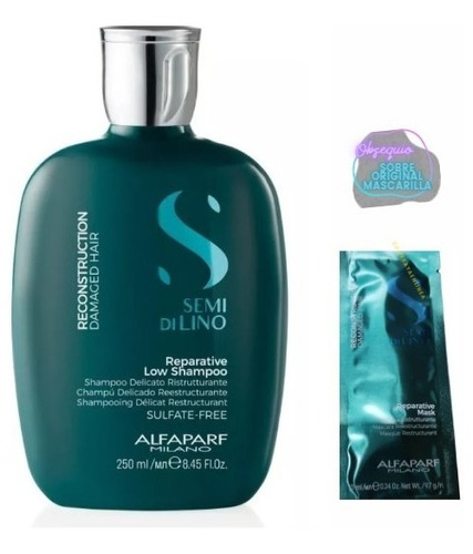 Reparative Shampoo Semi Di Lino Alfaparf  Original