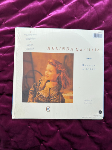 Belinda Carlisle Heaven On Earth Disco De Vinil Lp Colorido Edição Limitada