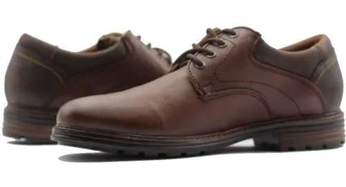 Zapato Para Hombre Casual Con Agujetas Color Caf Economico
