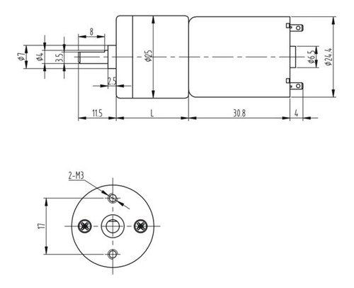 Reductor De Caja De Cambios En Miniatura 24v 130rpm