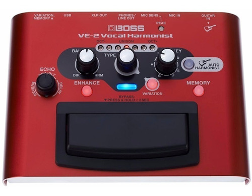 Boss Ve-2 Vocal Harmonist Pedal Armonizador Vocal Ve2.