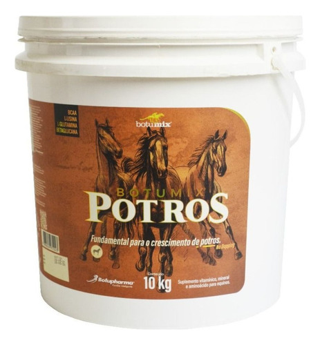 Botumix Potros 10 Kg - Botupharma ( Crescimento De Potros )