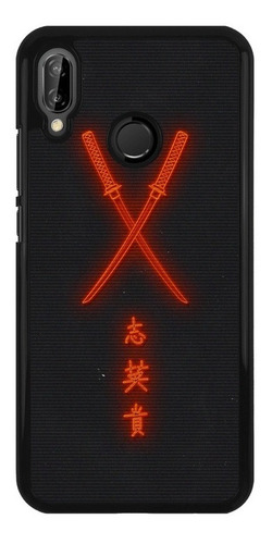 Funda Protector Para Huawei Dagas Rojas Cultura Japon 