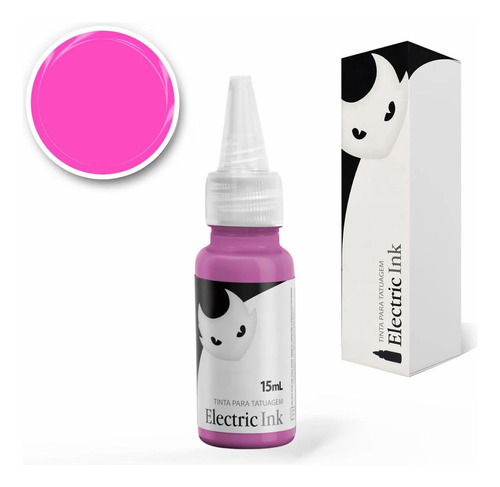 Tintas Tatuagem Electric Ink Easy Glow 15ml - Cor A Cor Rosa Ei