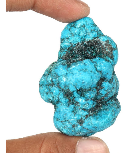 Rock Blue Turquoise Raw Rough 62.50 Ct Natural Rough Healing