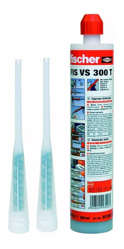 Imagen 2 de 6 de Anclaje Químico Mortero Fischer De Inyección Fis Vs 300 T
