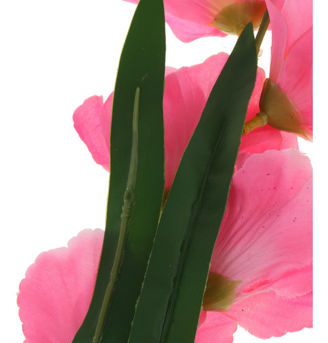 3 Ramo De Flores Y Plantas Artificiales De Gladiolo