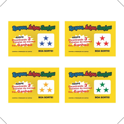 Raspadinhas Da Sorte / Raspadinhas Promocionais / Premiadas