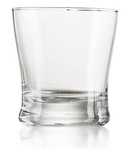 Vaso Whisky Brasilia Vidrio Crisa Velas 297 Ml X 24 Uni. Color Transparente