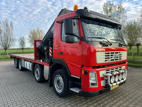 Camión Volvo Fm 400 Con Hidrogrua Fassi 450 5 Más 1