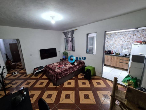Oportunidade Investidor, Terreno Com 3 Casas Grandes, 250 M² Por R$ 350.000 - Chácara Cocaia - São Paulo/sp - Ca2209
