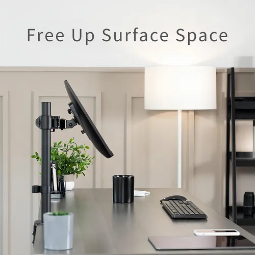Vivo Single Monitor Arm Desk Mount, Holds Screens Up To 3