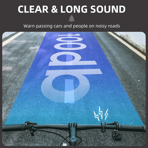 Rockbros - Campana De Bicicleta Oculta Con Sonido Claro Y La