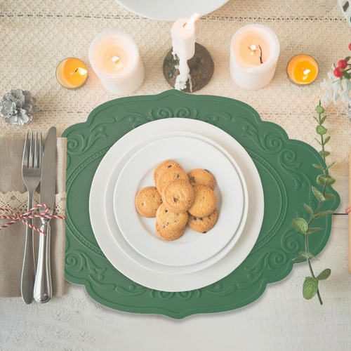 Mantel Individual Para Mesa De Comedor, Tapete De Silicona