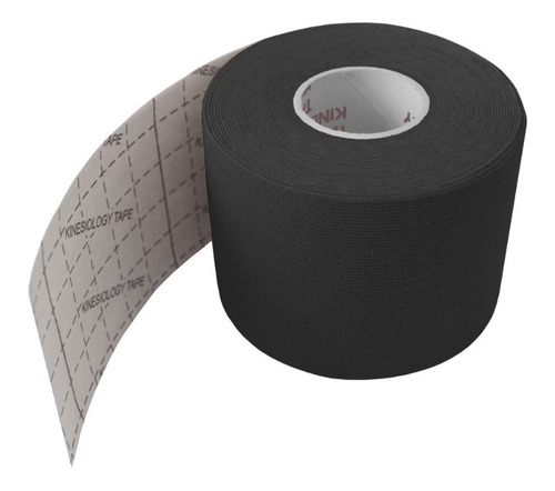 Cinta Kinesiologica 5cmx5m Kinesio Tape Adhesiva 1 Pieza Color Negro