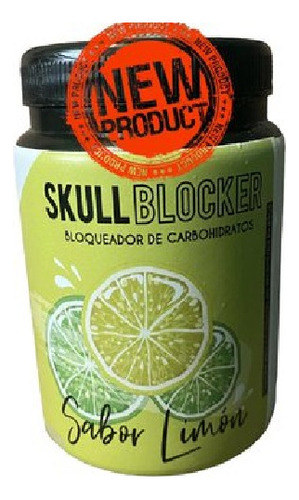 Skullblocker Bloqueador De Carbohidratos 400gr Sabor Limón