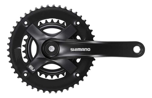 Plato Biela Shimano Fc-ty501-2 De 2x8/7 Velocidades Negro