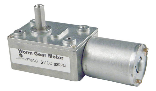 370wg, 6 V Dc, 80 Rpm Con Reductor De Inversión De Engranaje