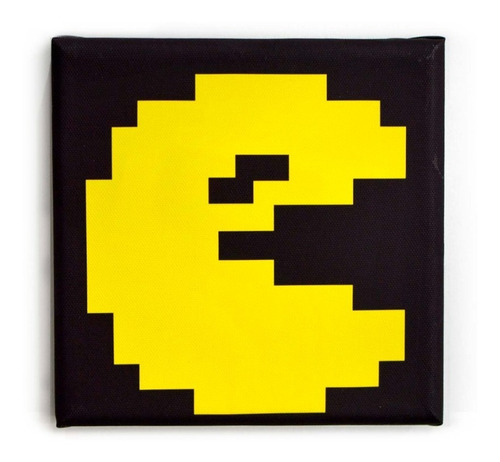 Cuadro Focu Deco Lienzo Canvas Pacman - Liquidación