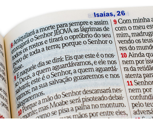Bíblia Sagrada Letra Hipergigante Capa Pu Luxo Com Índice E Harpa - Preto
