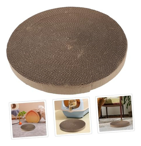 Popetpop Cat Supplies Cat Toy Cat Scratch Pad Round Cat Scra