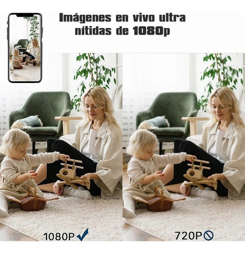 Imagen 2 de 10 de Mini Cámara Espía Hd Wifi 1080p Monitoreo En Vivo