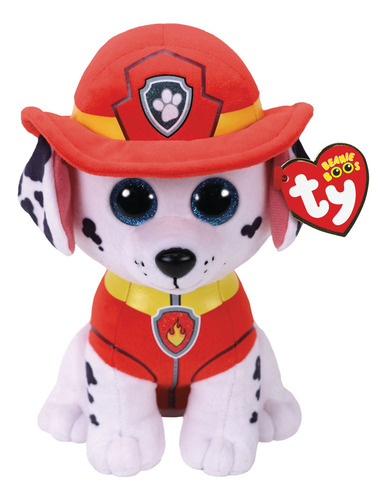 Peluche De Marshall Paw Patrol Color Blanco