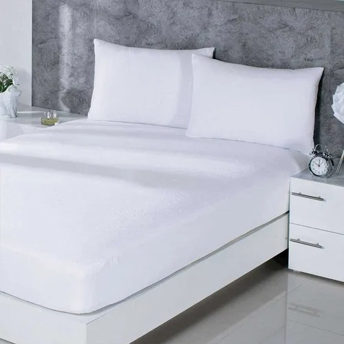 Protector Concord Colchón Impermeable Queen Size Blanco