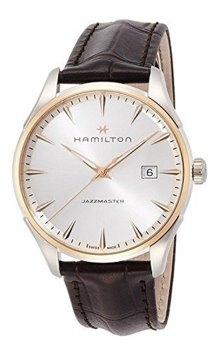 Hamilton Jazzmaster Gent Plata Del Cuarzo Del Dial Del Reloj