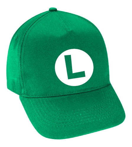 Gorro Jockey Mario Bross - Luigi 