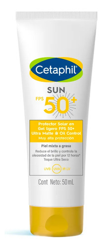 Cetaphil Sun Gel protector solar facial 50ml