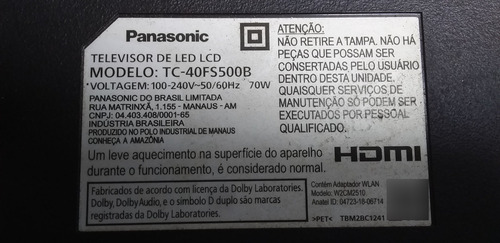 Base Pé Tc-40fs500b (leia A Descrição). (Usado)