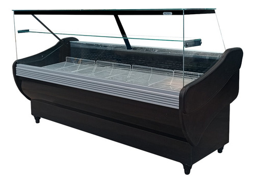 Heladera Batea Gastroquil Nera 240 Color Negro Estilo de vidrio Recto