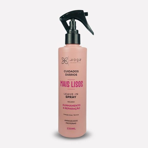 Kit In Voga Mais Lisos: Shampoo, Condicionador E Leave-in