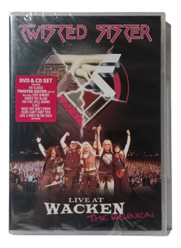 Twisted Sister Live At Wacken The Reunion Cd Dvd Nuevo