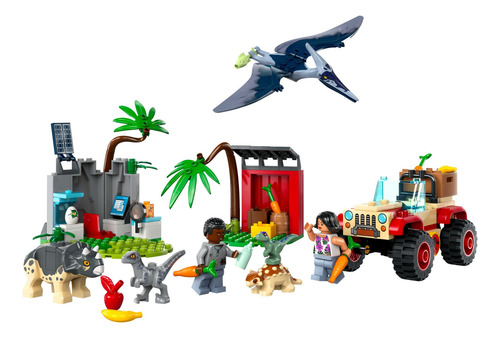 Lego Jurassic World 76963 Centro Rescate Dinosaurios 139 Pzs 139