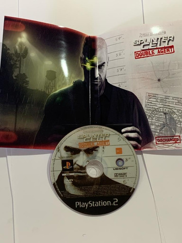 Splinter Cell Duble Agent 2 Ps2 Capa E Poster Ps2