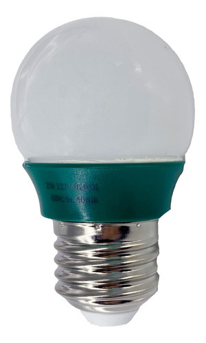 Lampada Bolinha G45 2w 127v Verde 127