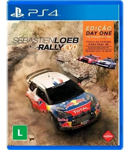 Sebastien Loeb Rally Evo Ps 4 Midia Fisica Em Portugues (Usado)
